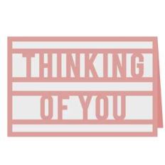 thinking of you card