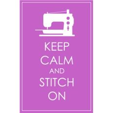 keep calm and stitch on