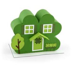 3d house st patrick shamrock