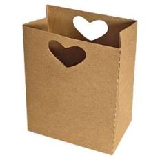 love sack with heart handles