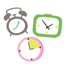 3 clocks