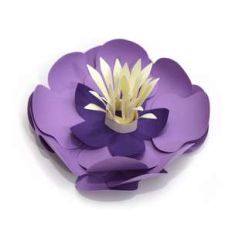 lilac charm medium 3d flower
