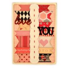 card multi tabs love you