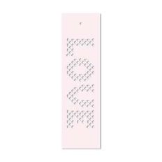 cutout love word bookmark