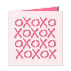 xoxo cut out card