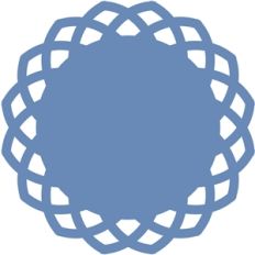 simple woven doily