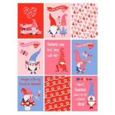 gnome valentine's day cards