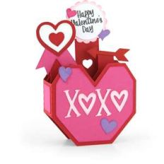 box card valentine heart