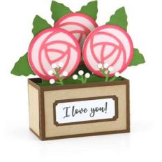 box card rose box