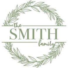family monogram frame
