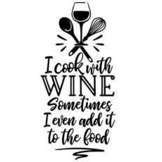 i cook with wine