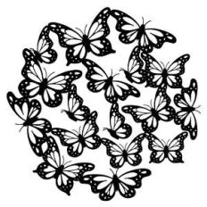 butterfly circle