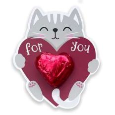 cat valentine card