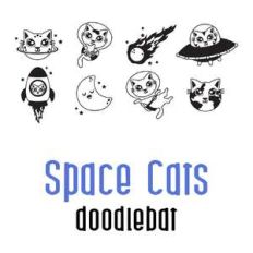 space cats doodlebat