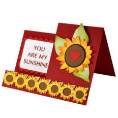you are my sunshine side step card