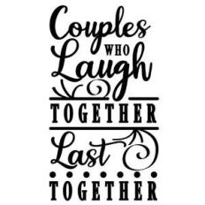 couples laugh together last