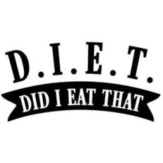 diet - did i eat that