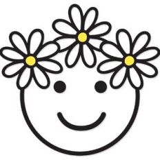 flower crown smiley face