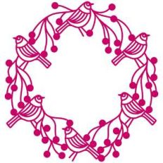 hedgerow birds wreath