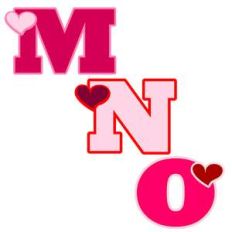 valentine mno letters