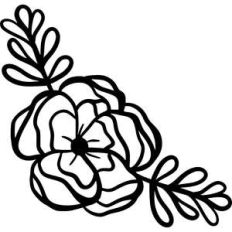 flower with leaves