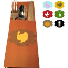 multi-holiday silverware holder