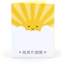 a2 card you are my sunshine