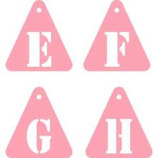 tags triangle stencil efgh