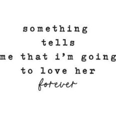 something tells me phrase
