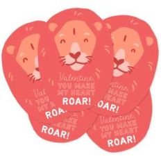 lion valentine cards