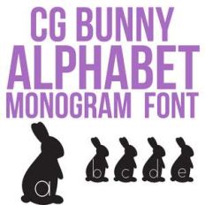 cg bunny monogram