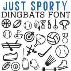cg just sporty dingbats