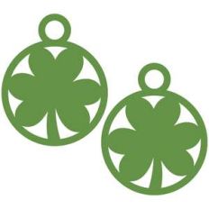 clover earring circle