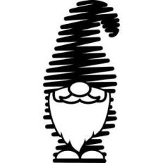 scribbled gnome