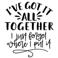 i've got it all together