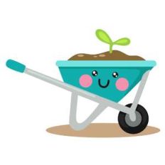 cute wheel barrow