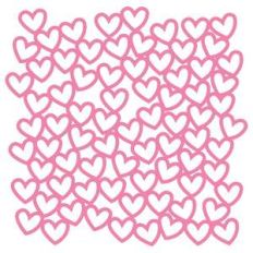 scattered hearts background
