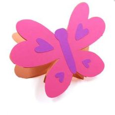 butterfly pop out card