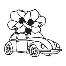 floral car