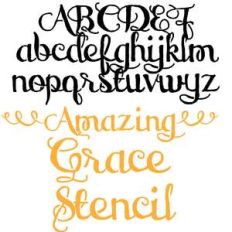 zp amazing grace stencil