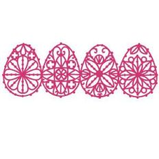lace easter egg repeating border