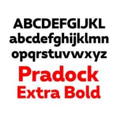 pradock extra bold