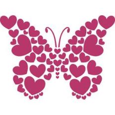 butterfly of hearts