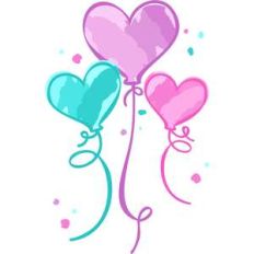 watercolor balloons
