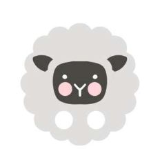 lamb finger puppet