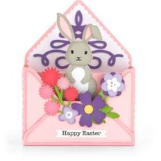 box card envelope easter bunny