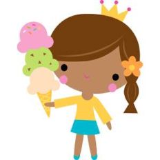 girl with ice cream