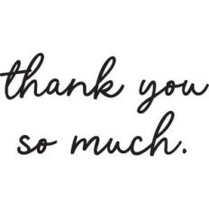 thank you so much