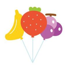 fruits balloon bouquet
