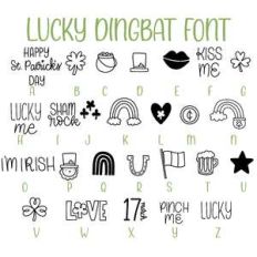 lucky dingbat font